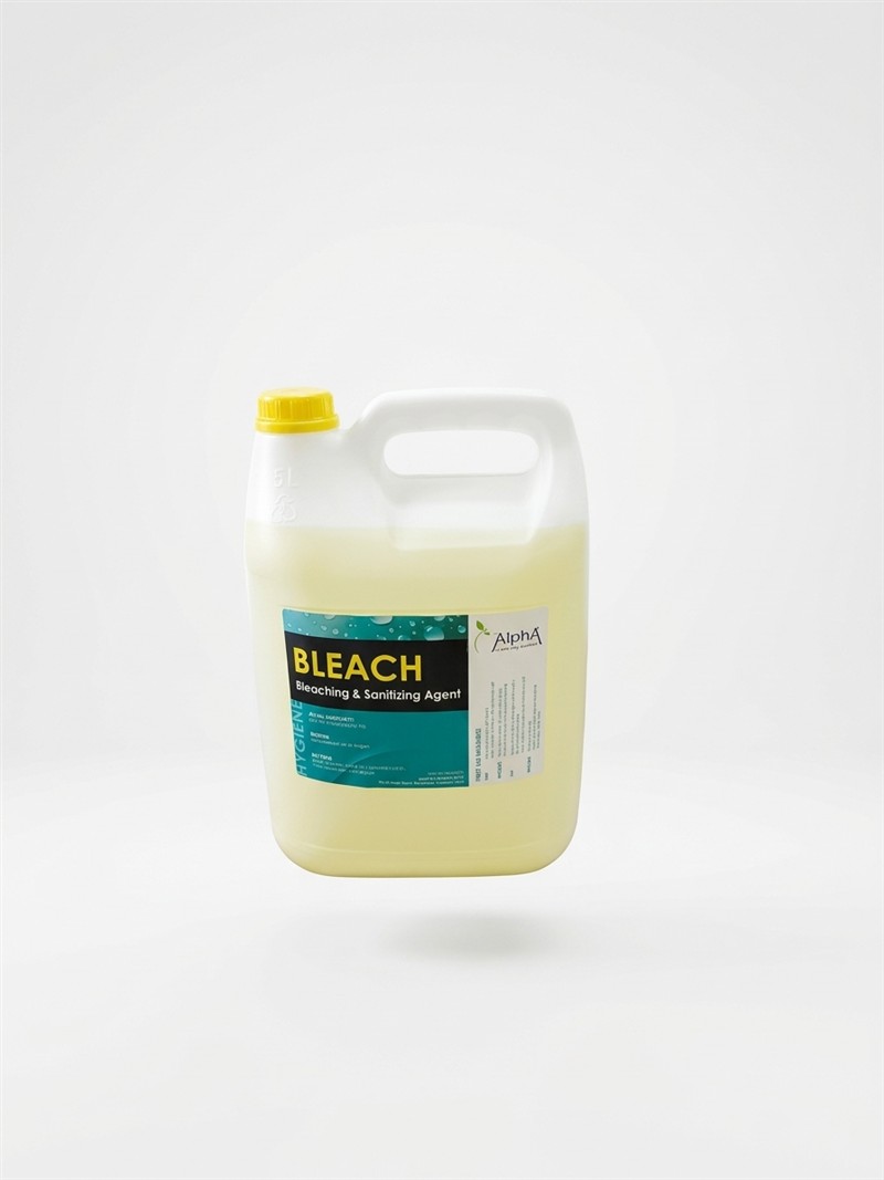 Alpha Bleach, bleaching and sanitising agent