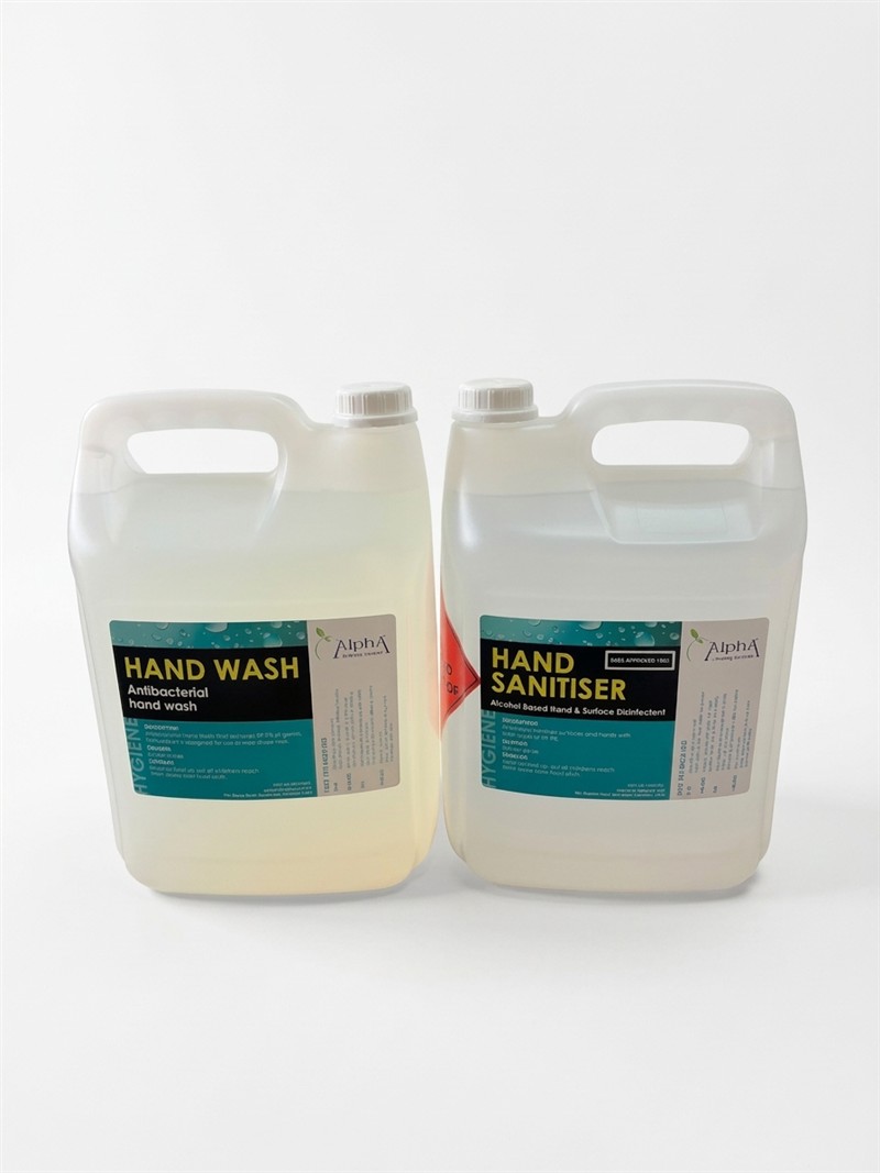 Alpha Hand Wash and Hand Sanitiser